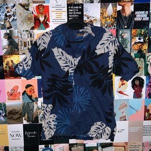 Blue Hawaiian Shirt